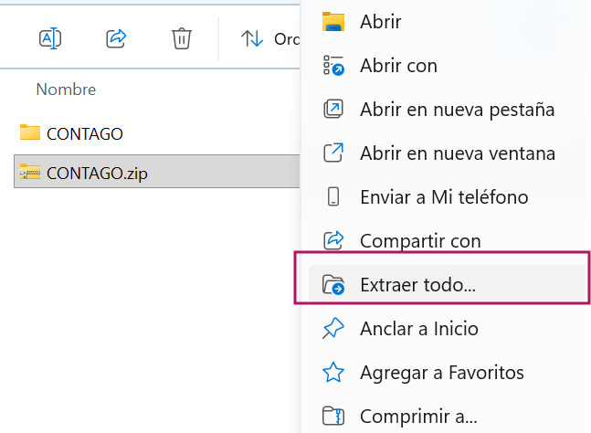 Guía de Extracción